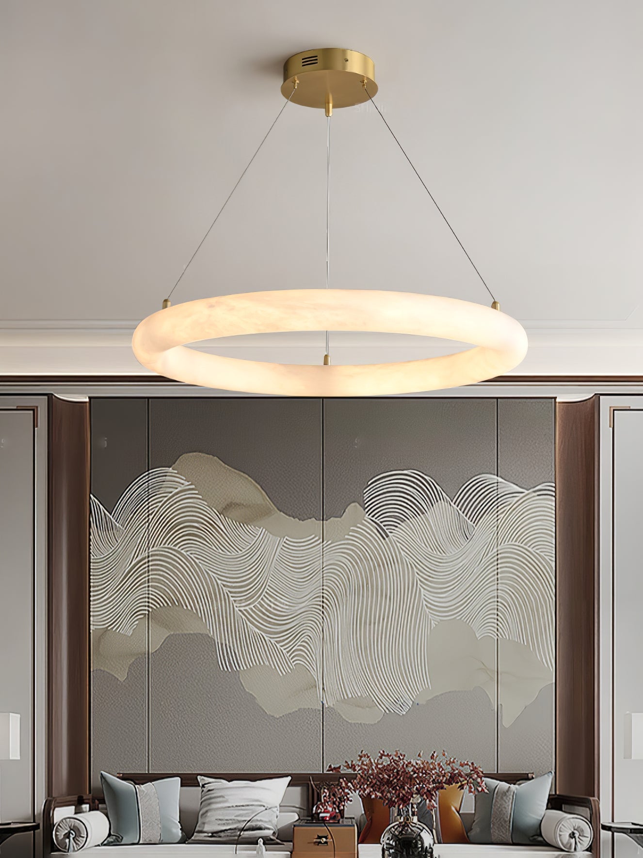 halo-di-pietra-chandelier-anzaz-White & Gold-13