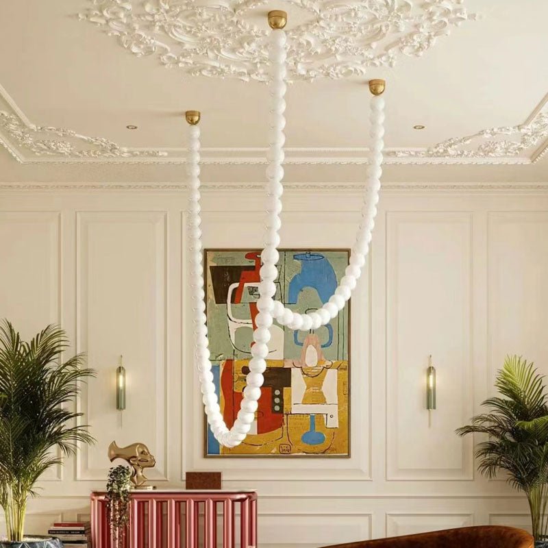 halti-necklace-acrylic-chandelier-anzaz-Gold & White-9