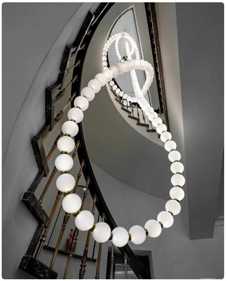 halti-necklace-acrylic-chandelier-anzaz-Gold & White-4