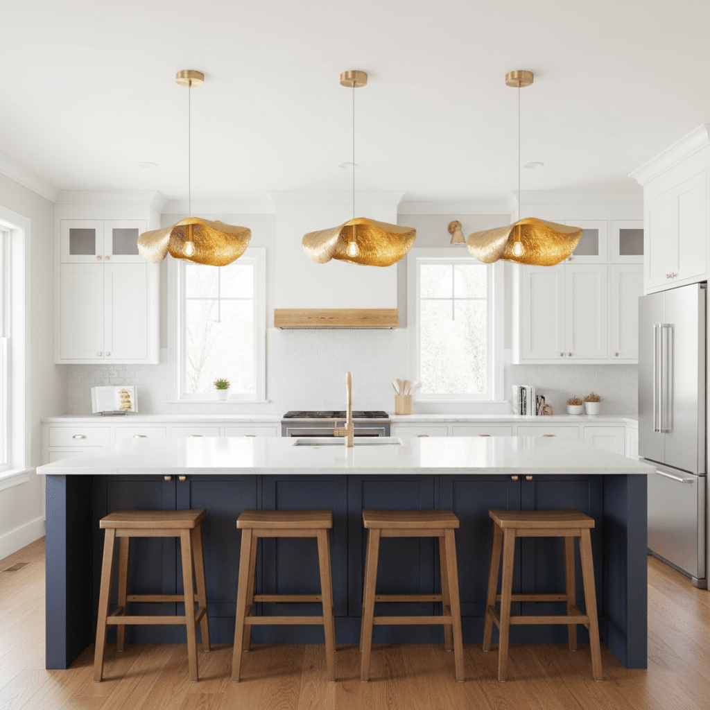 hammered-pendant-light-anzaz-Polished brass-5