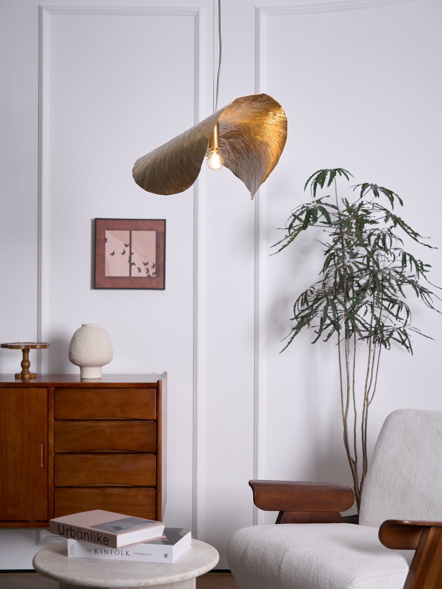 hammered-pendant-light-anzaz-Polished brass-14
