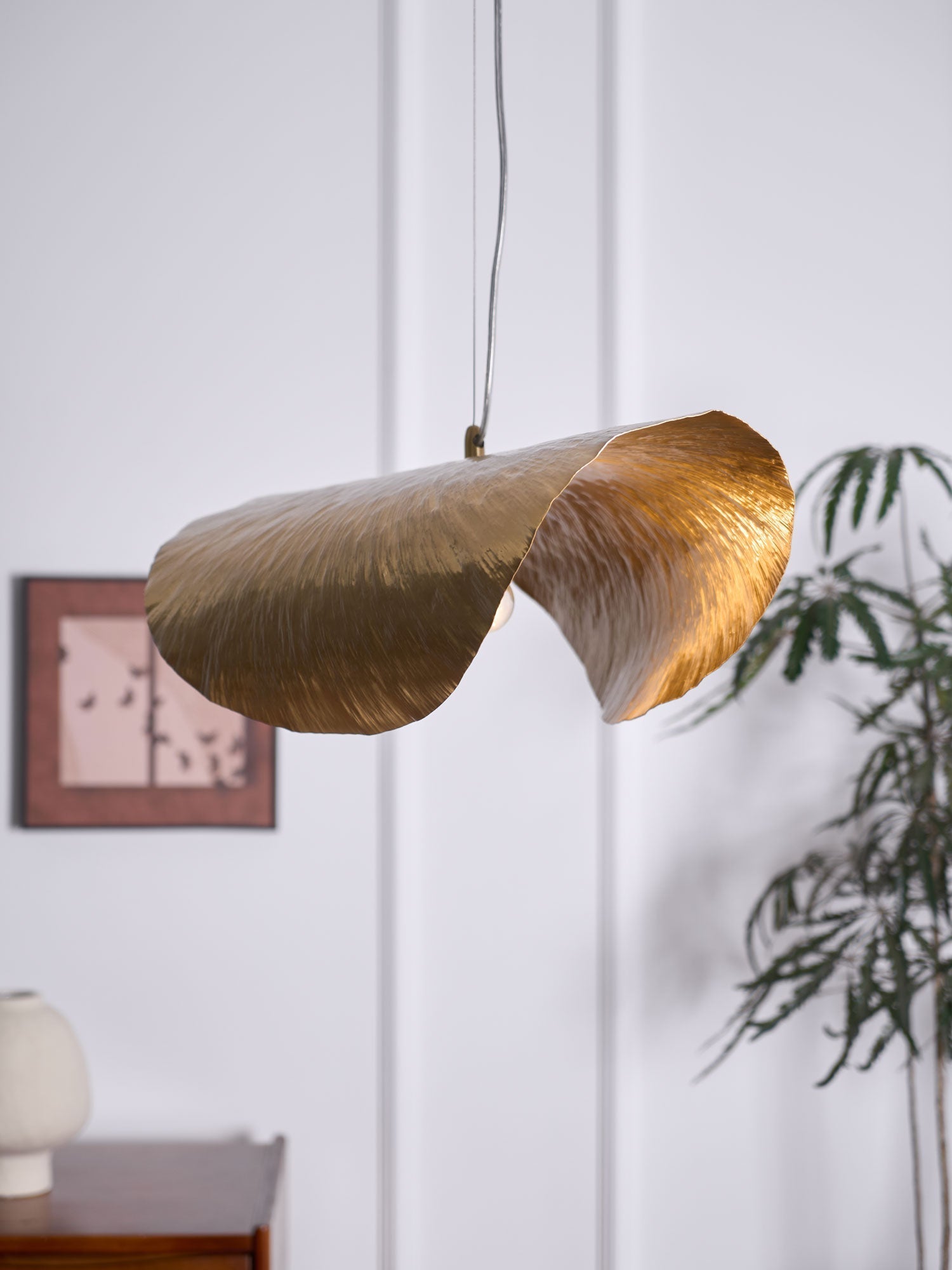 hammered-pendant-light-anzaz-Polished brass-12