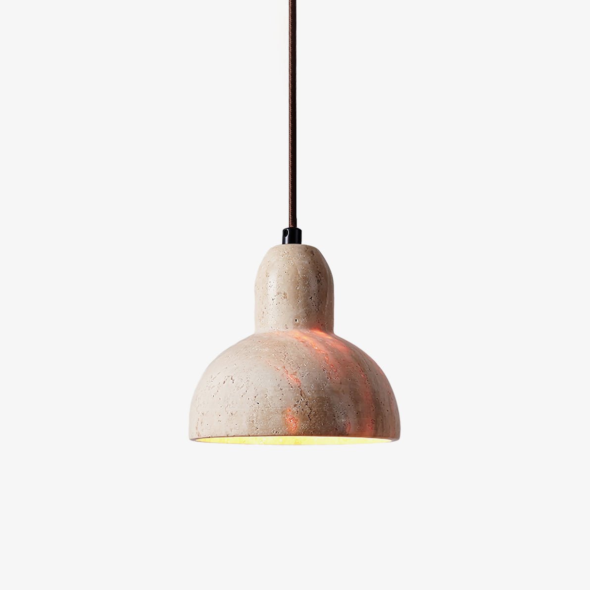 terra-halo-pendant-light-anzaz-Yellow Travertine-1