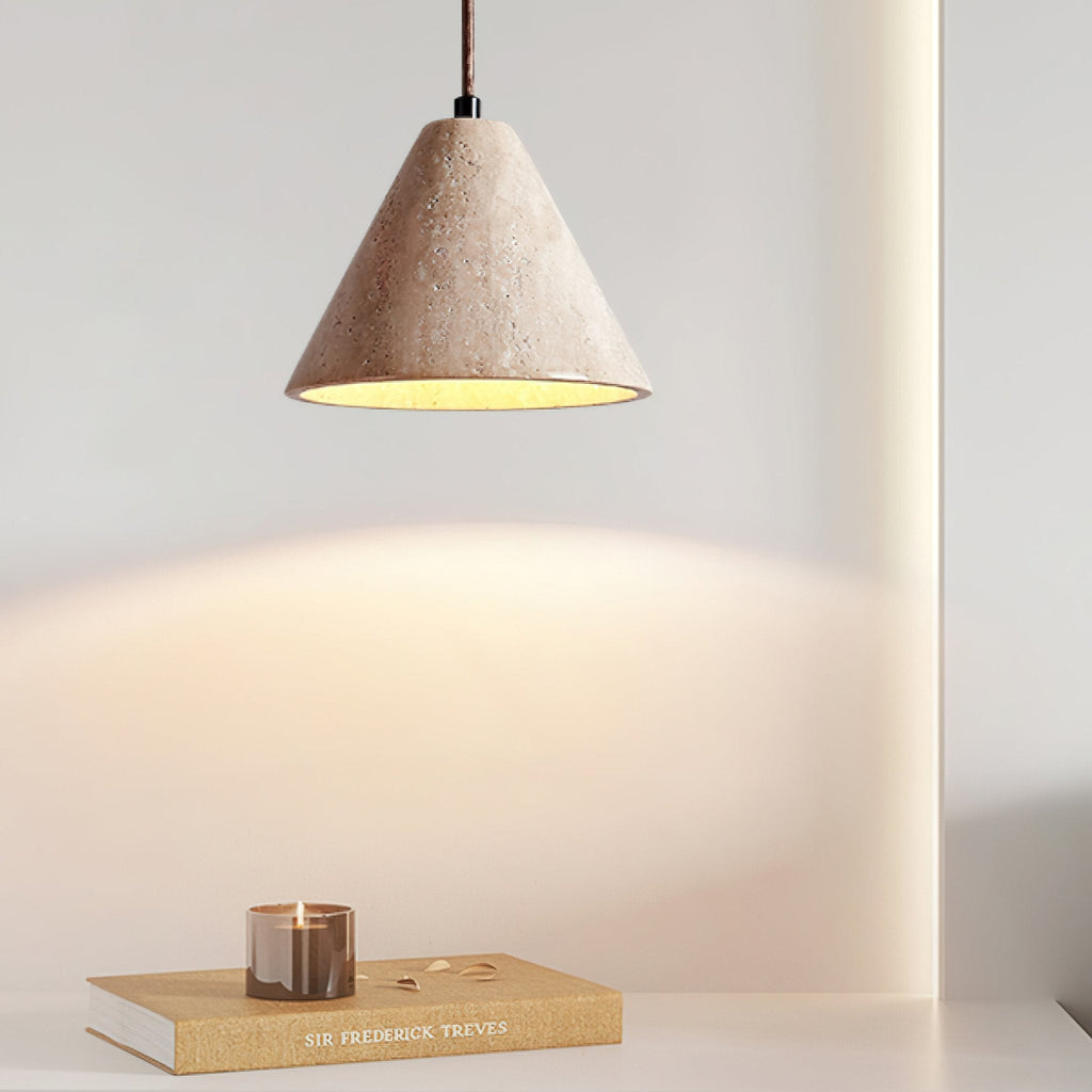terra-halo-pendant-light-anzaz-Yellow Travertine-3