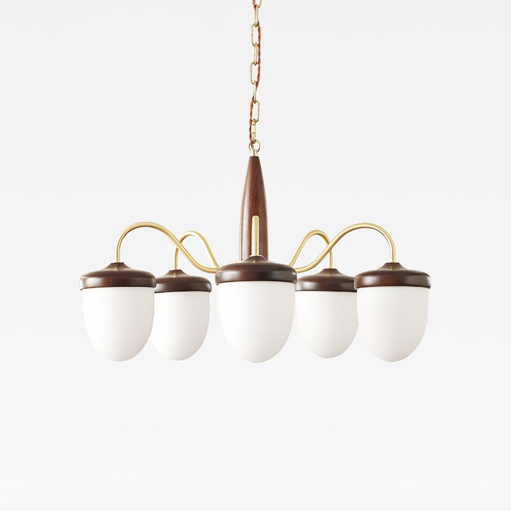 hazelnut-branch-chandelier-anzaz-Brass & Walnut wood-1
