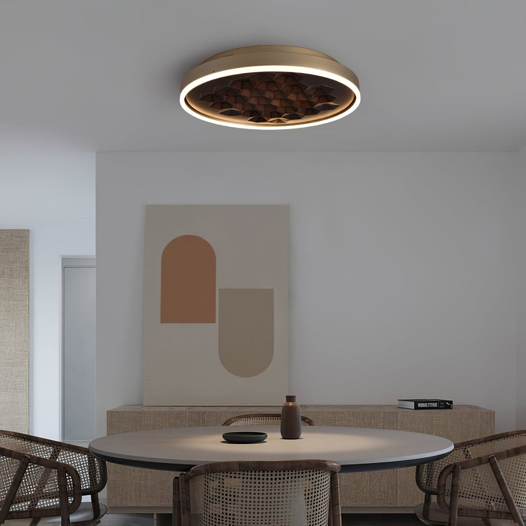 heartwood-ceiling-lamp-anzaz-Gold & Wood Color-3