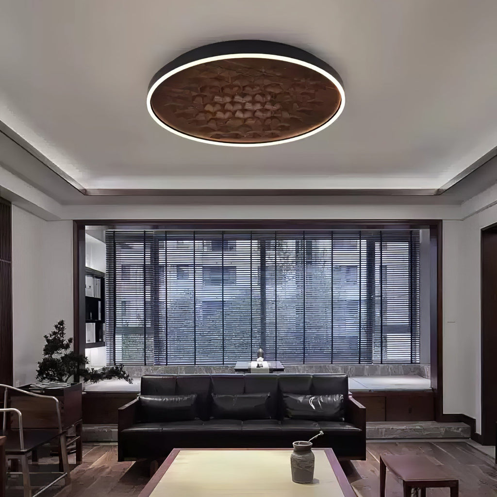 heartwood-ceiling-lamp-anzaz-Black & Wood Color-2
