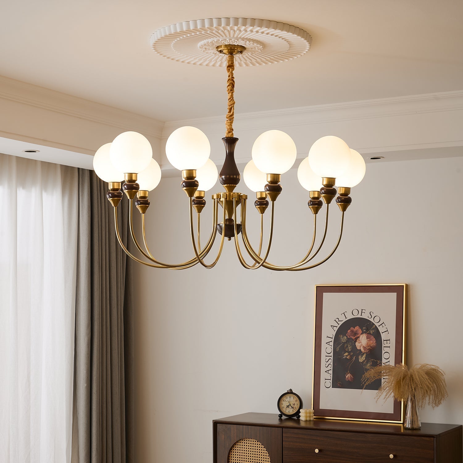 helena-curve-chandelier-anzaz-Walnut Wood Grain Hydrographics & Gold-2