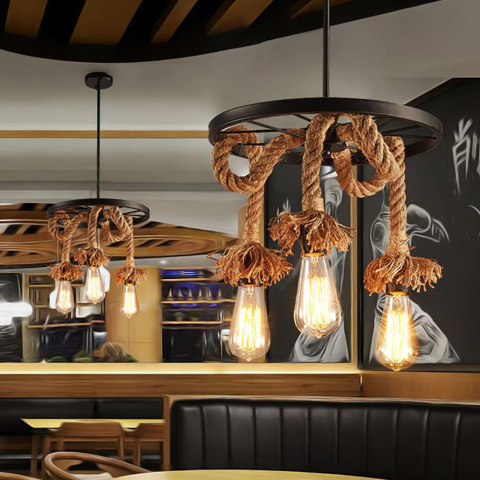hemp-rope-industrial-six-head-chandelier-anzaz-Black & Linen color-3