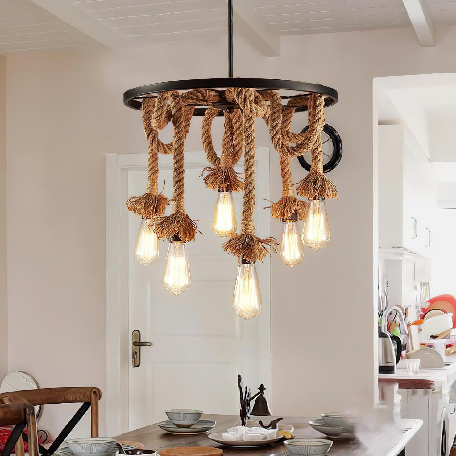 hemp-rope-industrial-six-head-chandelier-anzaz-Black & Linen color-2