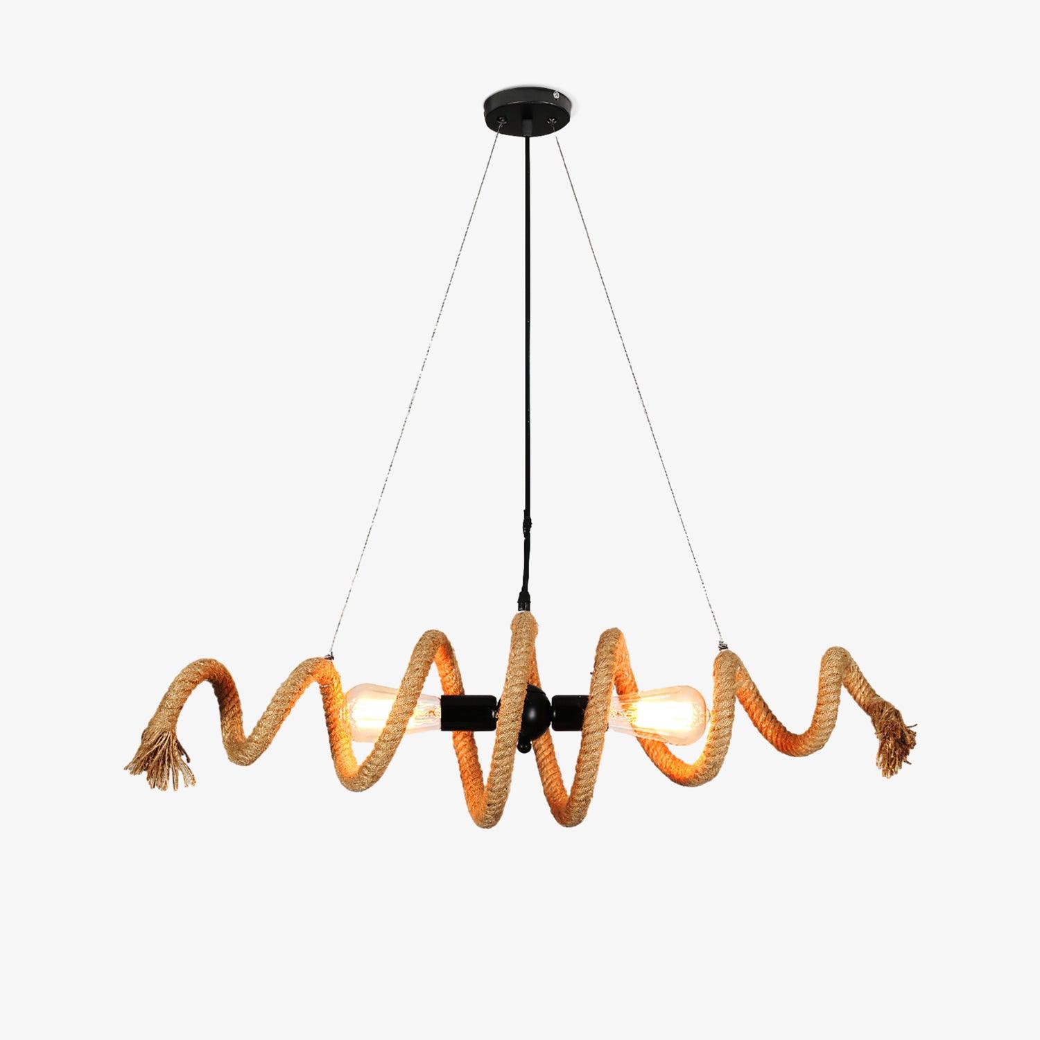 hemp-rope-industrial-spiral-chandelier-anzaz-Black & Linen color-1