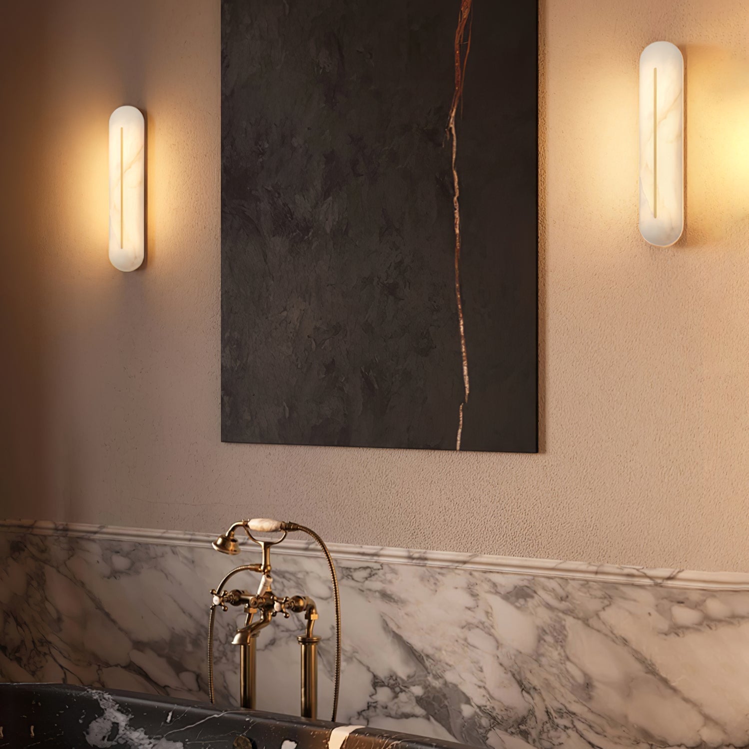 orbison-wall-lamp-anzaz-Brass & White-2