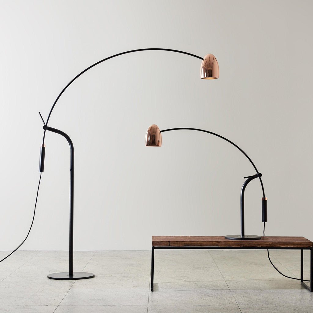 hercules-floor-lamp-anzaz-Black + Rose Gold-4