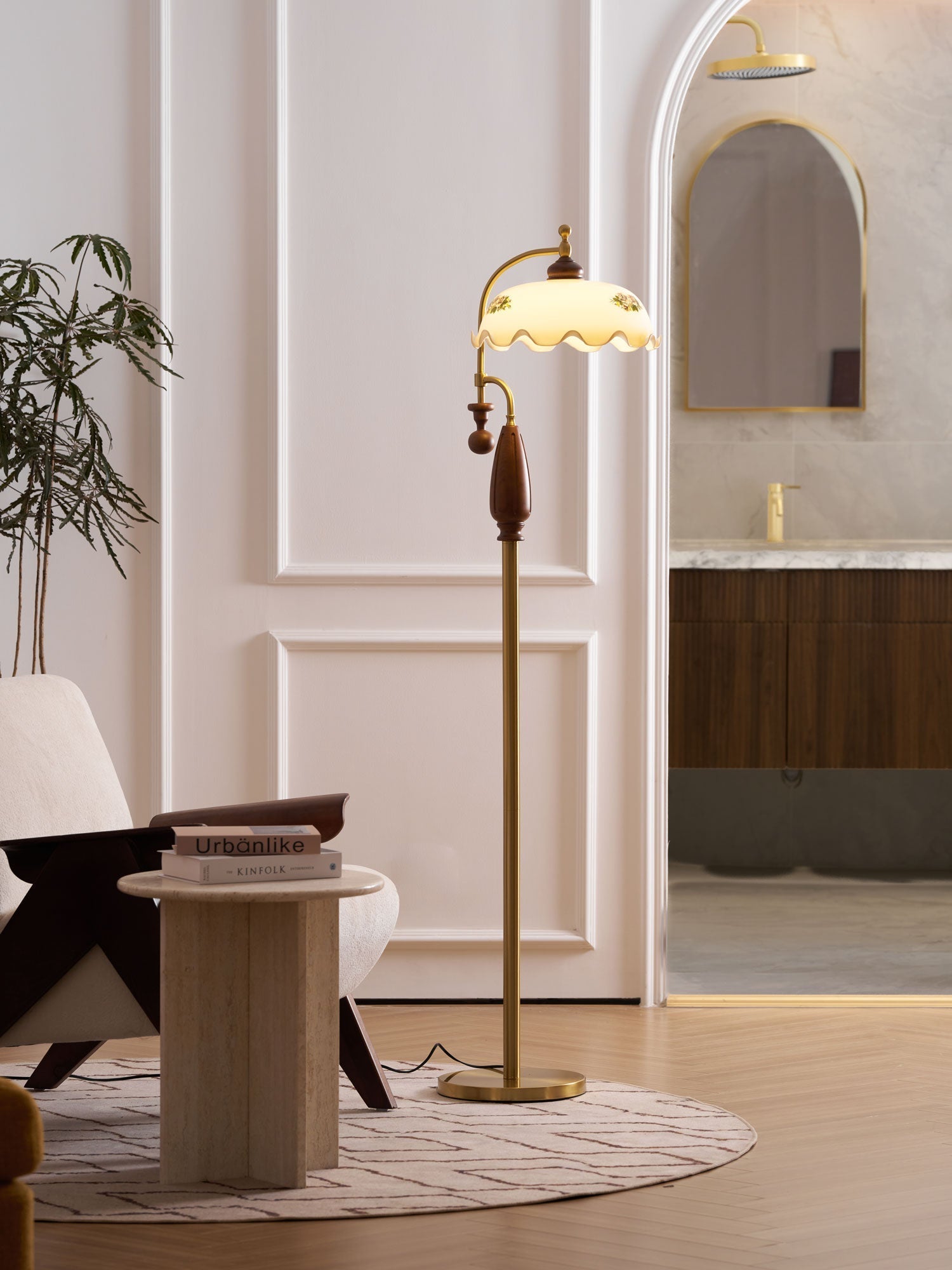 heritage-bloom-floorlamp-anzaz-Black & Nickel & White-8