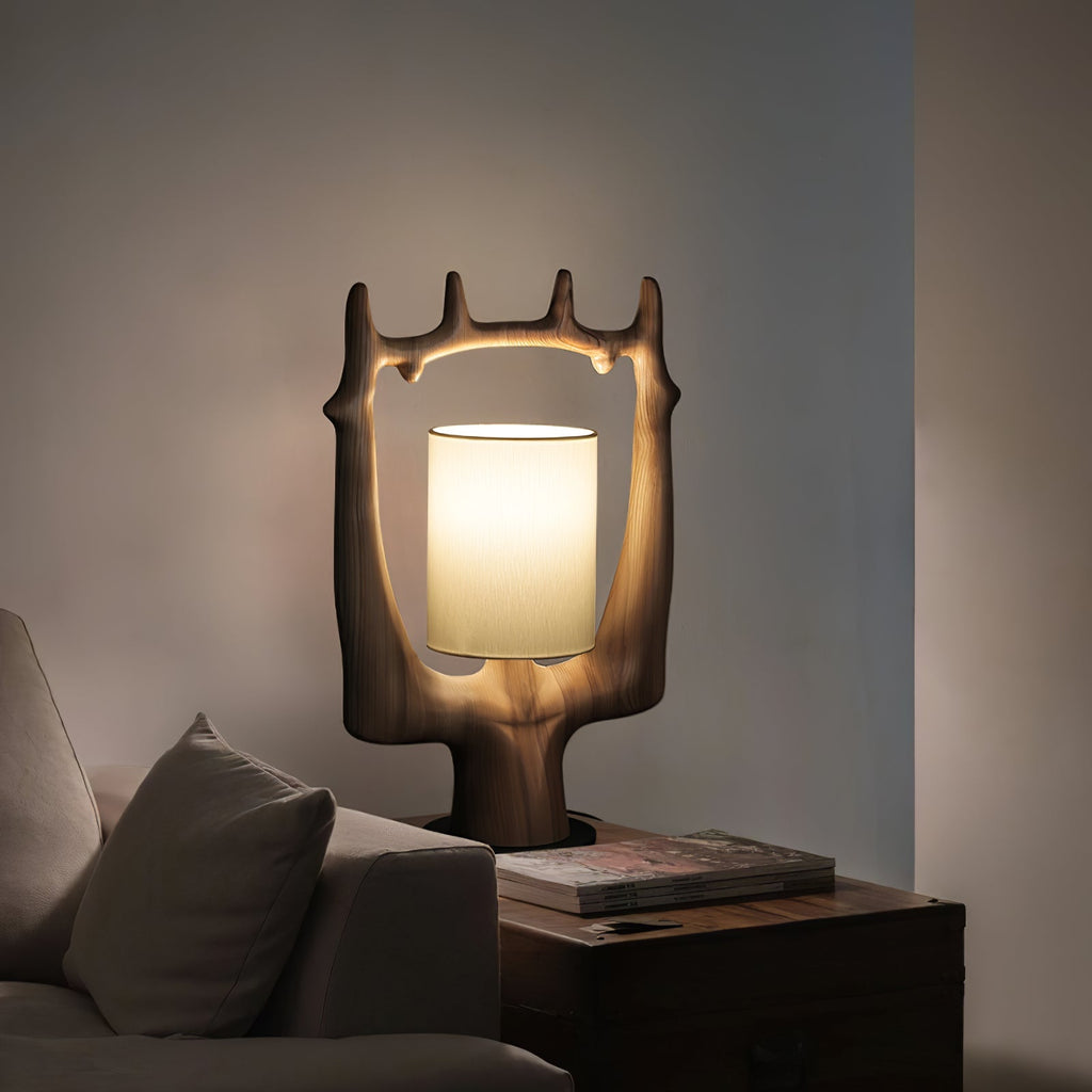antler-ring-table-lamp-anzaz-Walnut Color-5