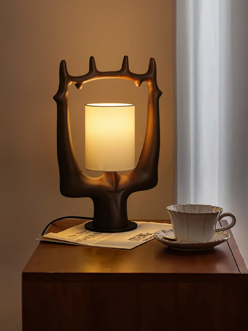 antler-ring-table-lamp-anzaz-Walnut Color-6