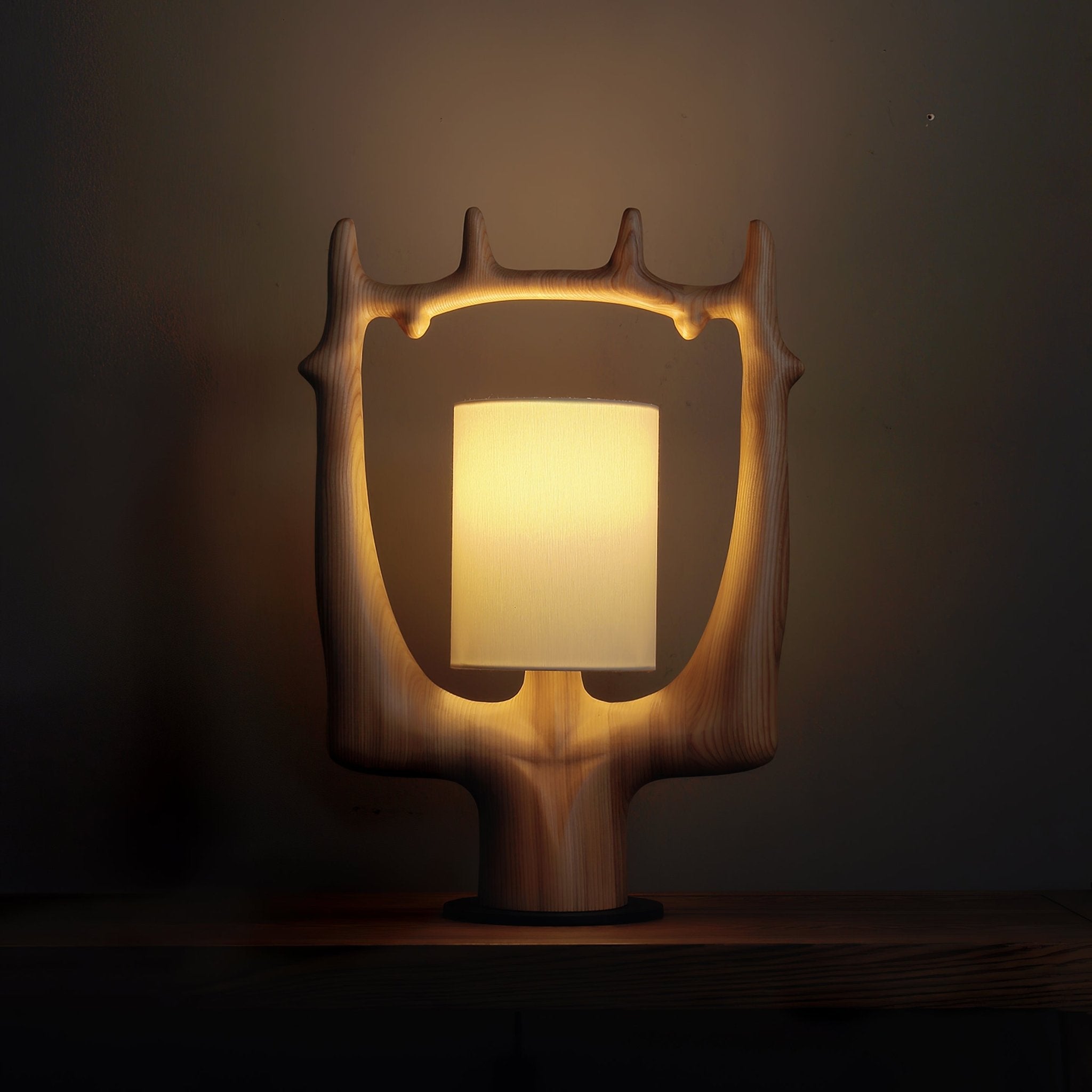 antler-ring-table-lamp-anzaz-Walnut Color-7