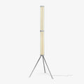 hexagonal-glass-floor-lamp-anzaz-Chrome & Clear-1