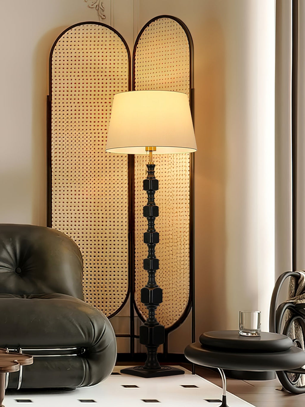 hexas-floor-lamp-anzaz-Walnut Color & White-4
