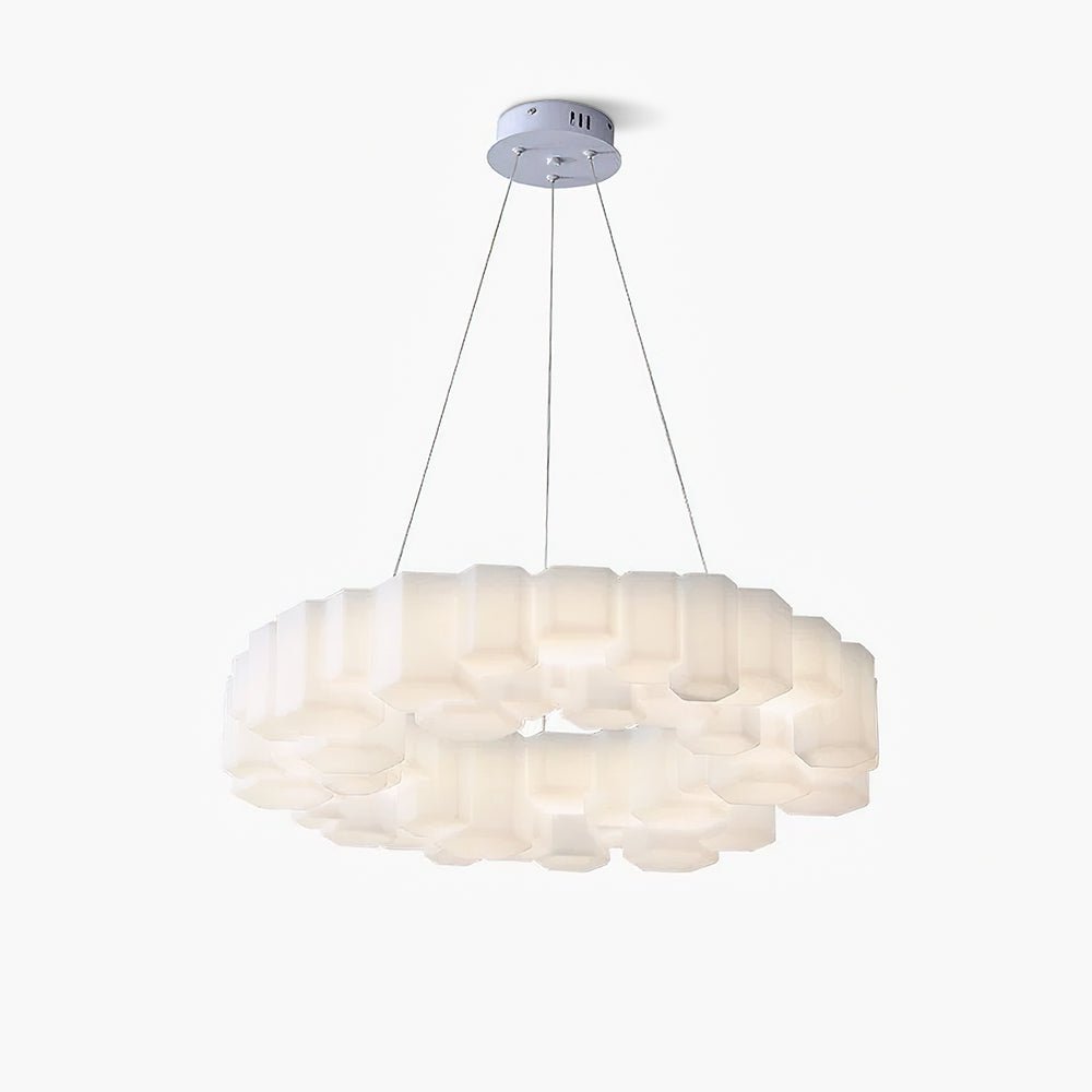 honeycomb-chandelier-anzaz-White-1