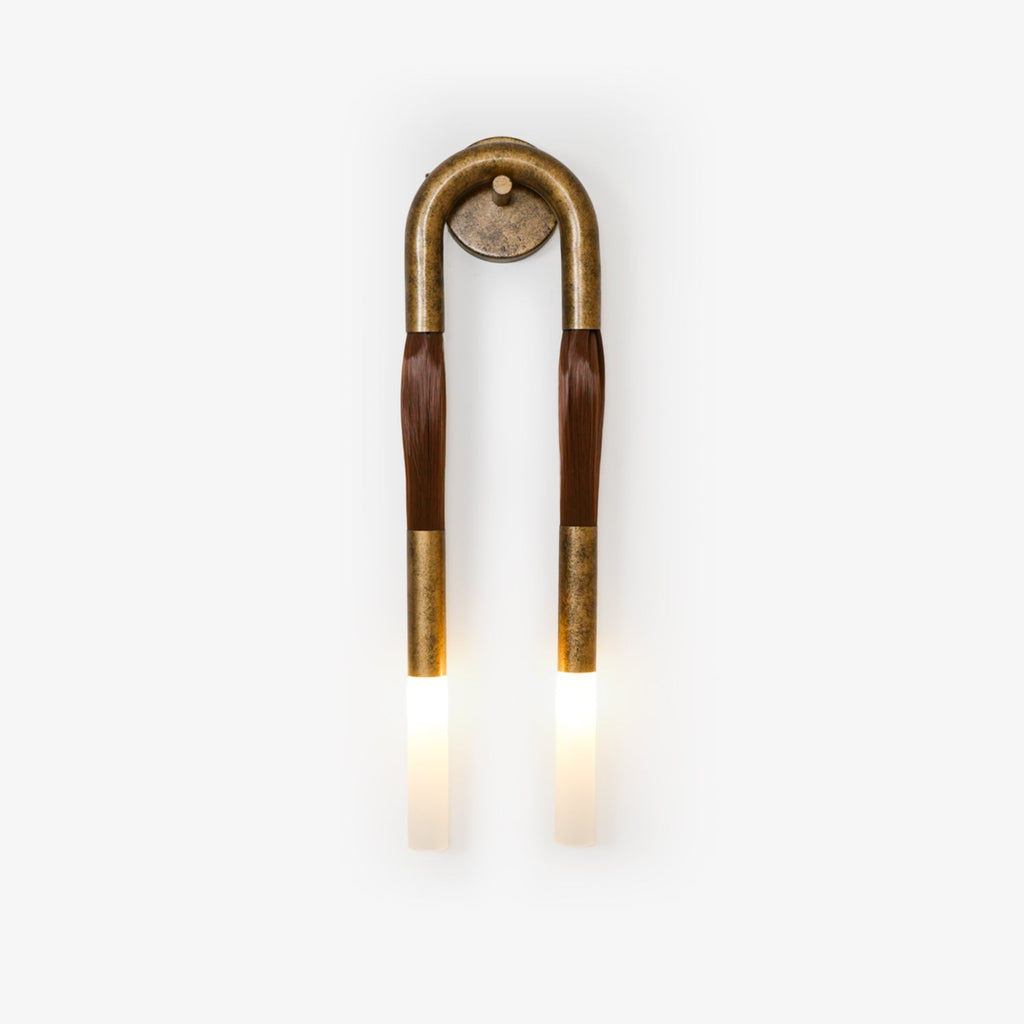 horsehair-wall-lamp-anzaz-Bronze aged-1