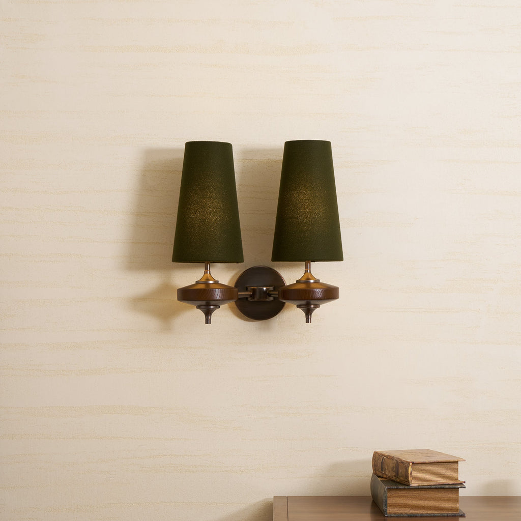 orlan-twin-shade-wall-sconce-anzaz-Red & Bronze & Walnut Wood-3
