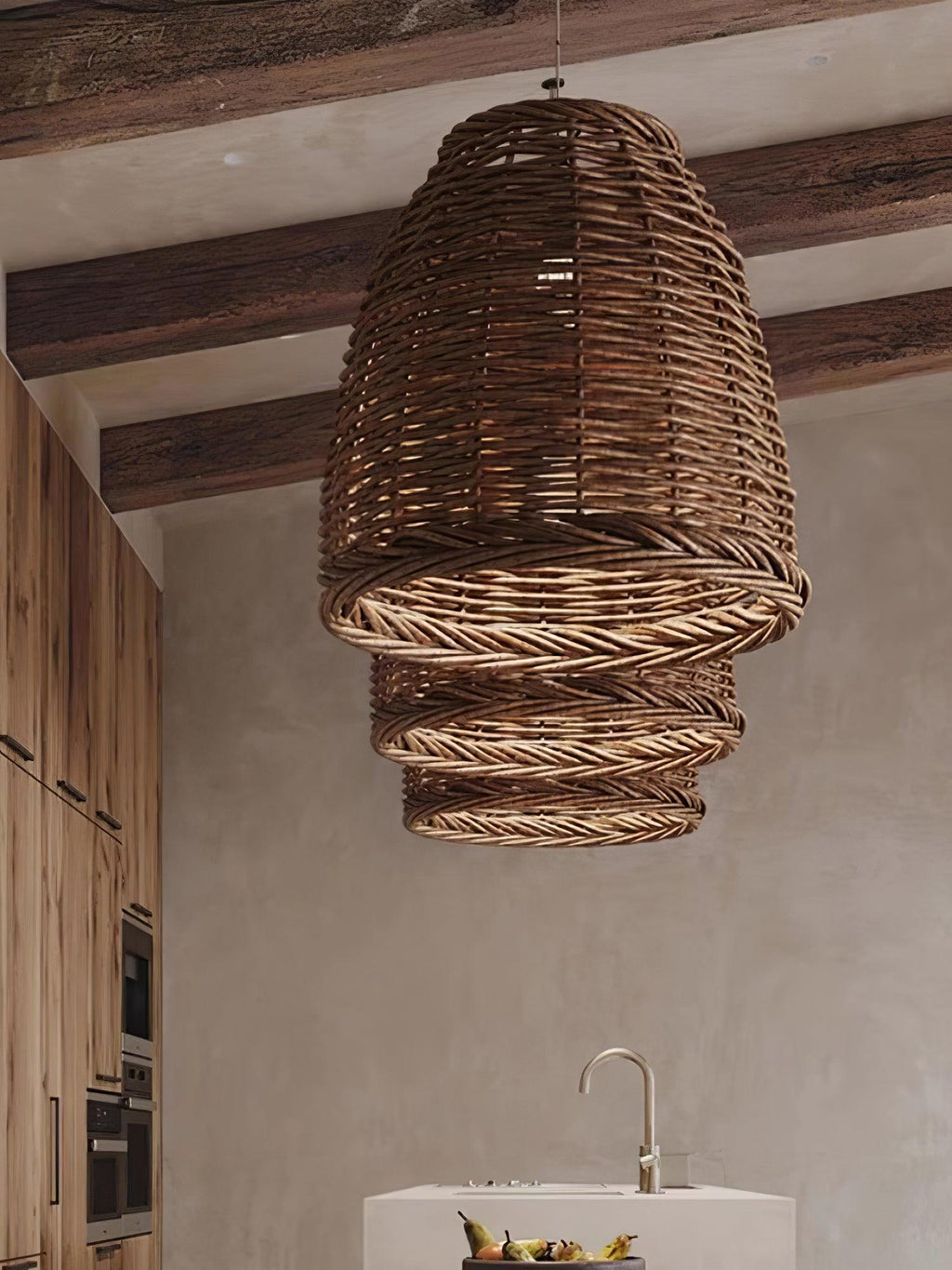 hues-wicker-pendant-lamp-anzaz-Dark nature rattan & Black-3