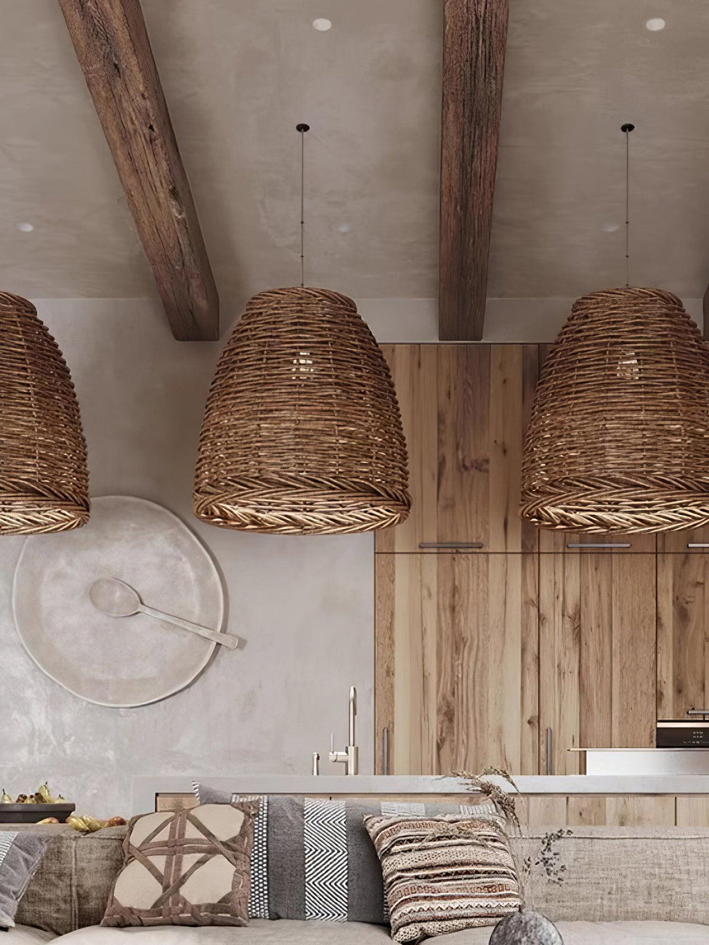 hues-wicker-pendant-lamp-anzaz-Dark nature rattan & Black-4