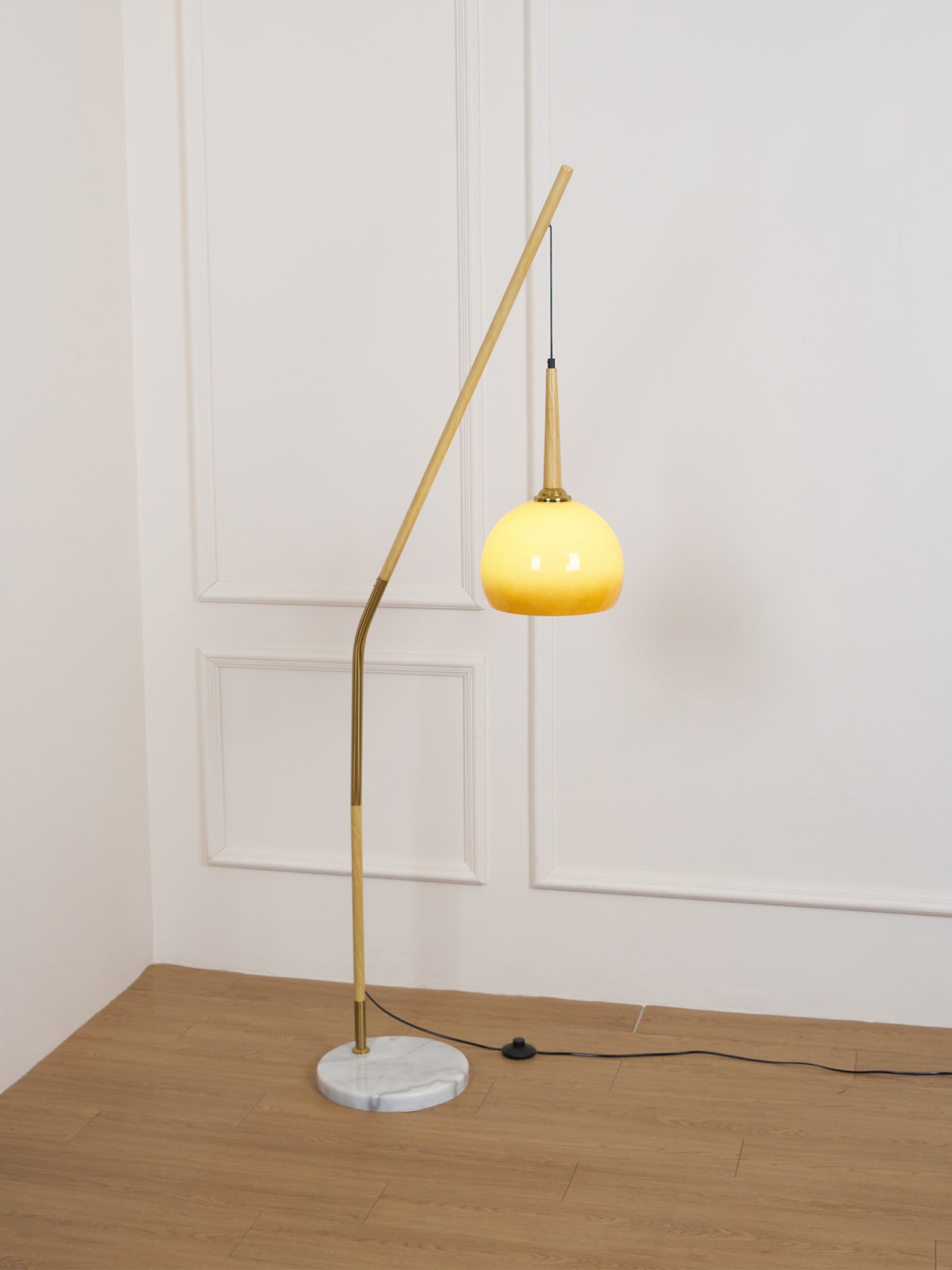 hulusi-hanging-floor-lamp-anzaz-Walnut wood color & Orange glass-8