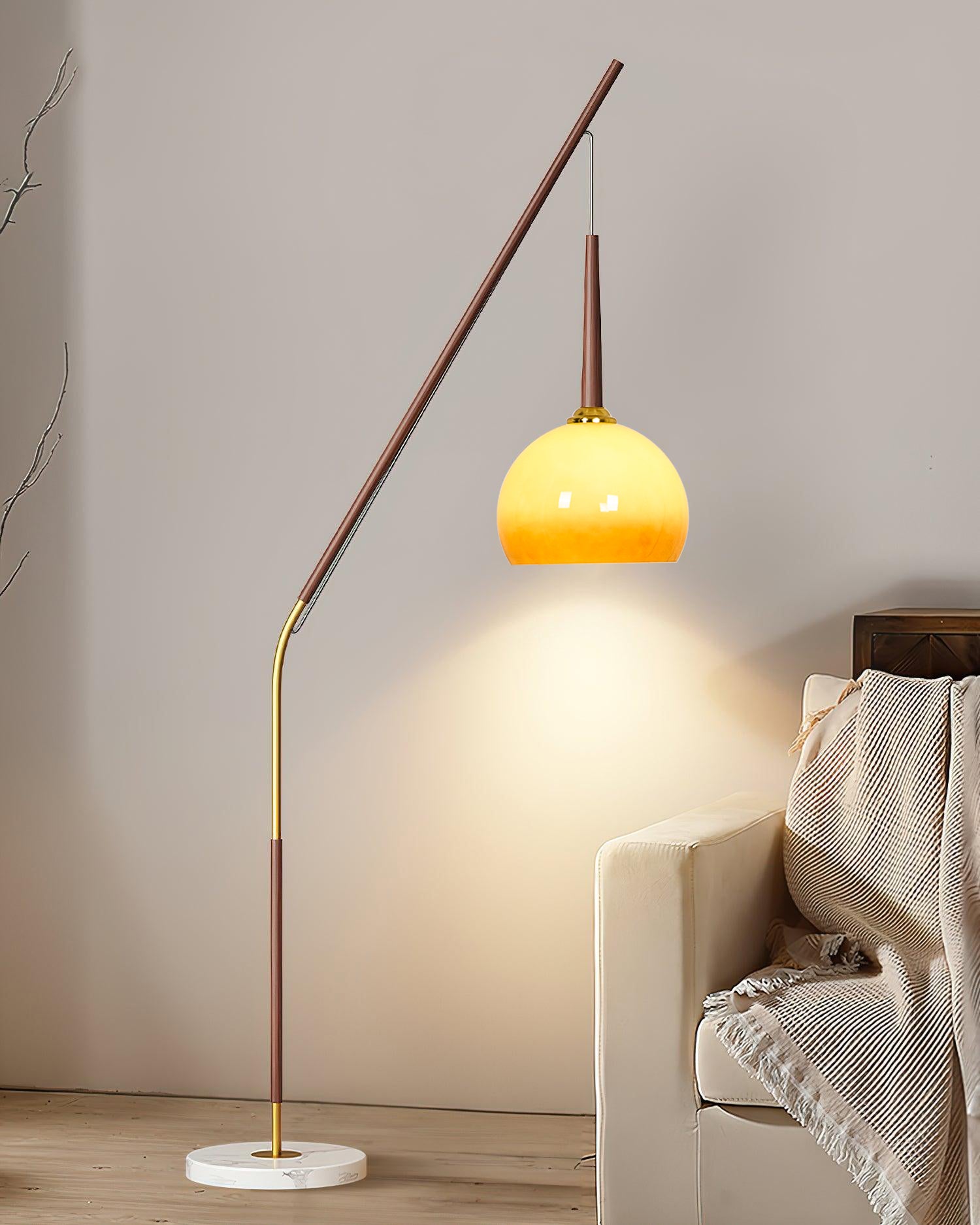 hulusi-hanging-floor-lamp-anzaz-Walnut wood color & Orange glass-6
