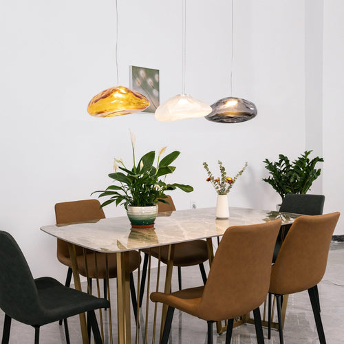 blown-glass-mesh-pendant-light-anzaz-Smoke grey glass-2