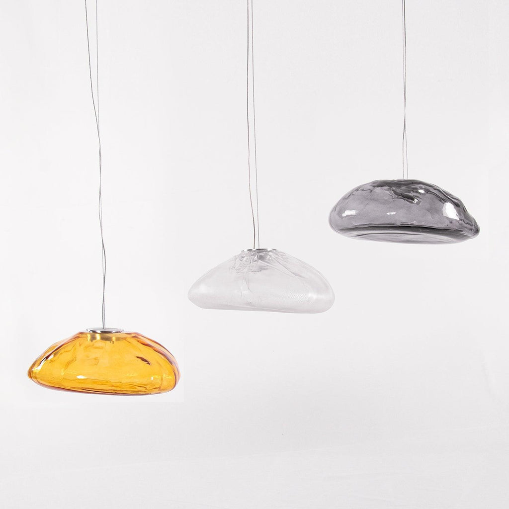 blown-glass-mesh-pendant-light-anzaz-Transparent glass-5