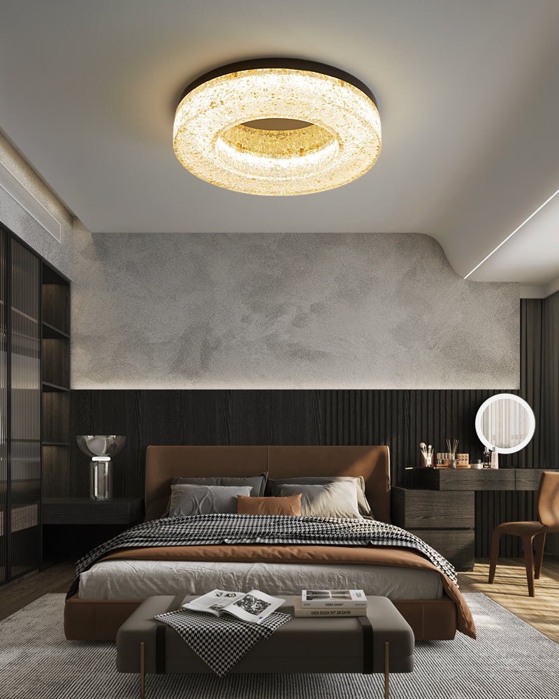 ice-crack-circle-ceiling-lamp-anzaz-Brass & Clear-9