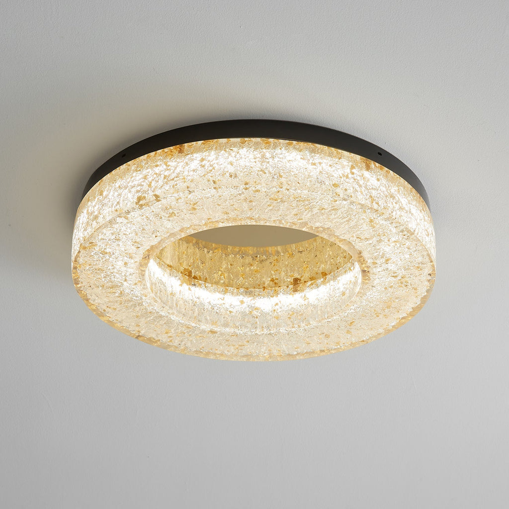ice-crack-circle-ceiling-lamp-anzaz-Black & Clear with Gold foil-12