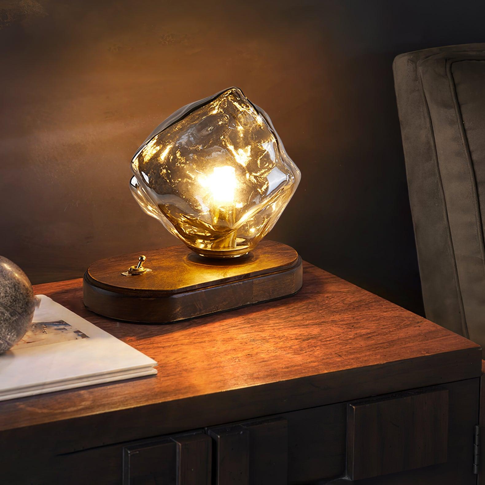 ice-stone-glass-table-lamp-anzaz-Smoke gray & Dark wood-3