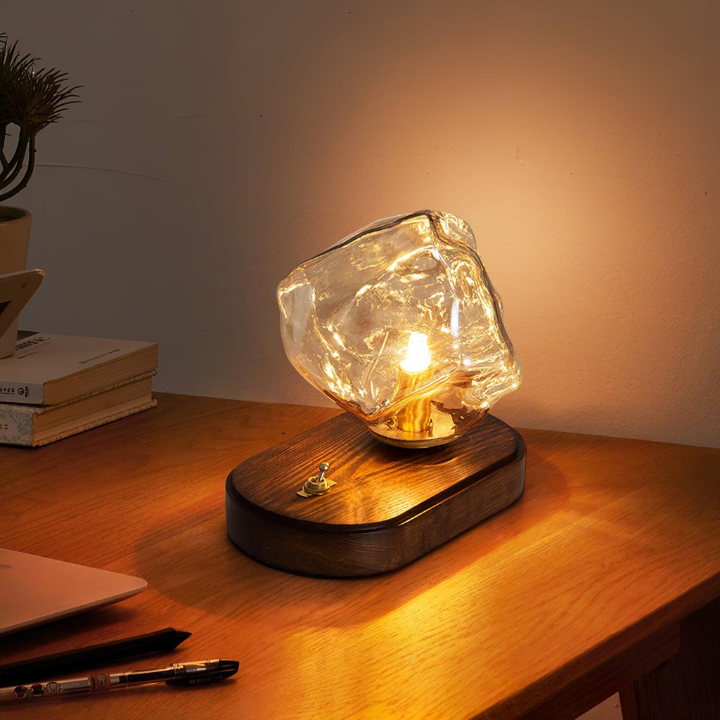 ice-stone-glass-table-lamp-anzaz-Smoke gray & Dark wood-2