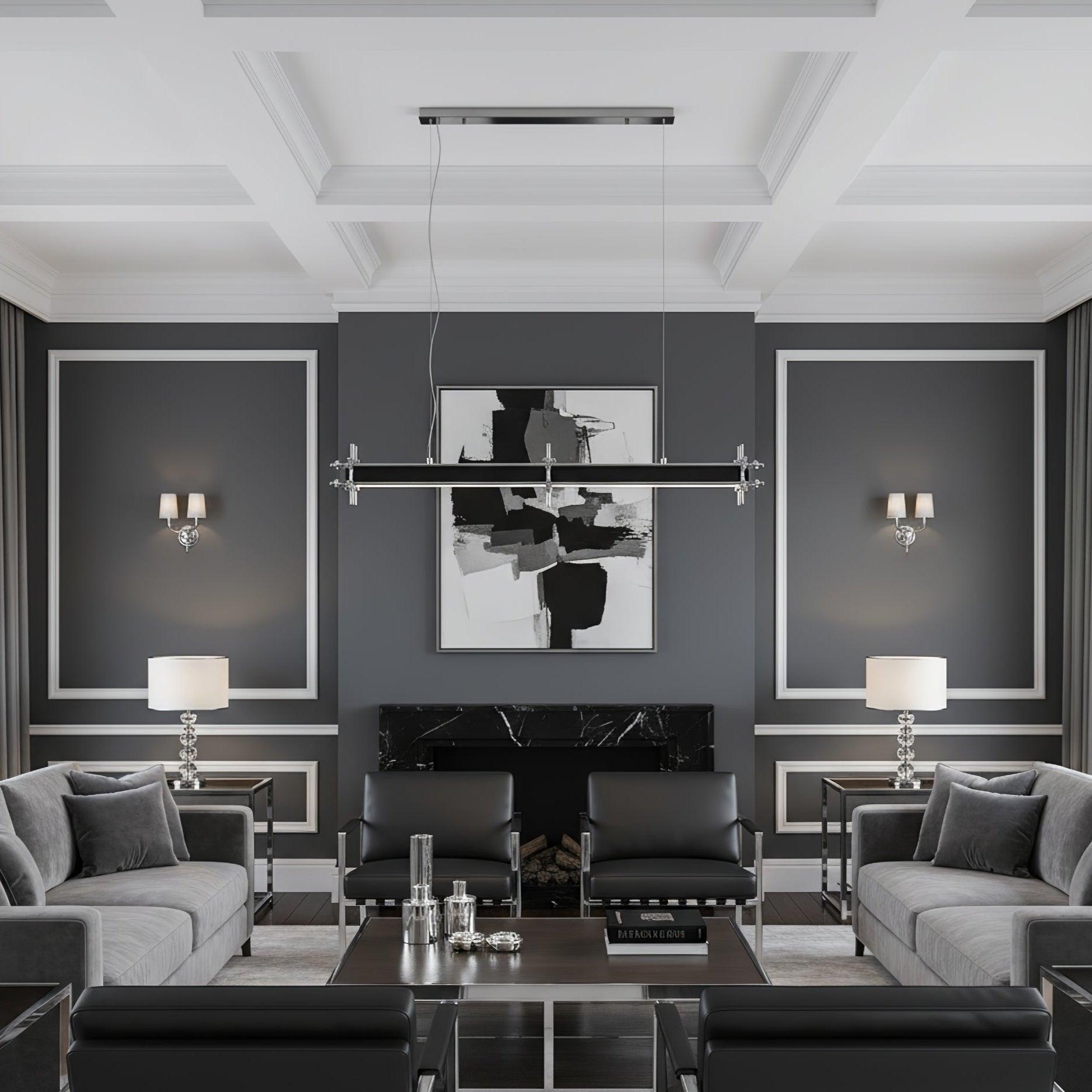 industrial-axis-linear-pendant-lamp-anzaz-Black & Chrome-3