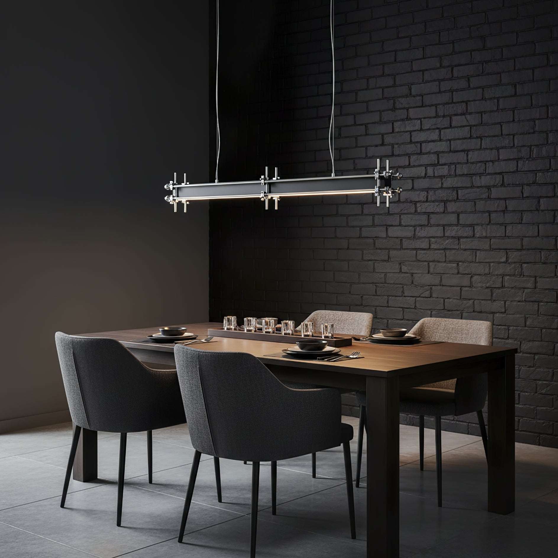 industrial-axis-linear-pendant-lamp-anzaz-Black & Chrome-2