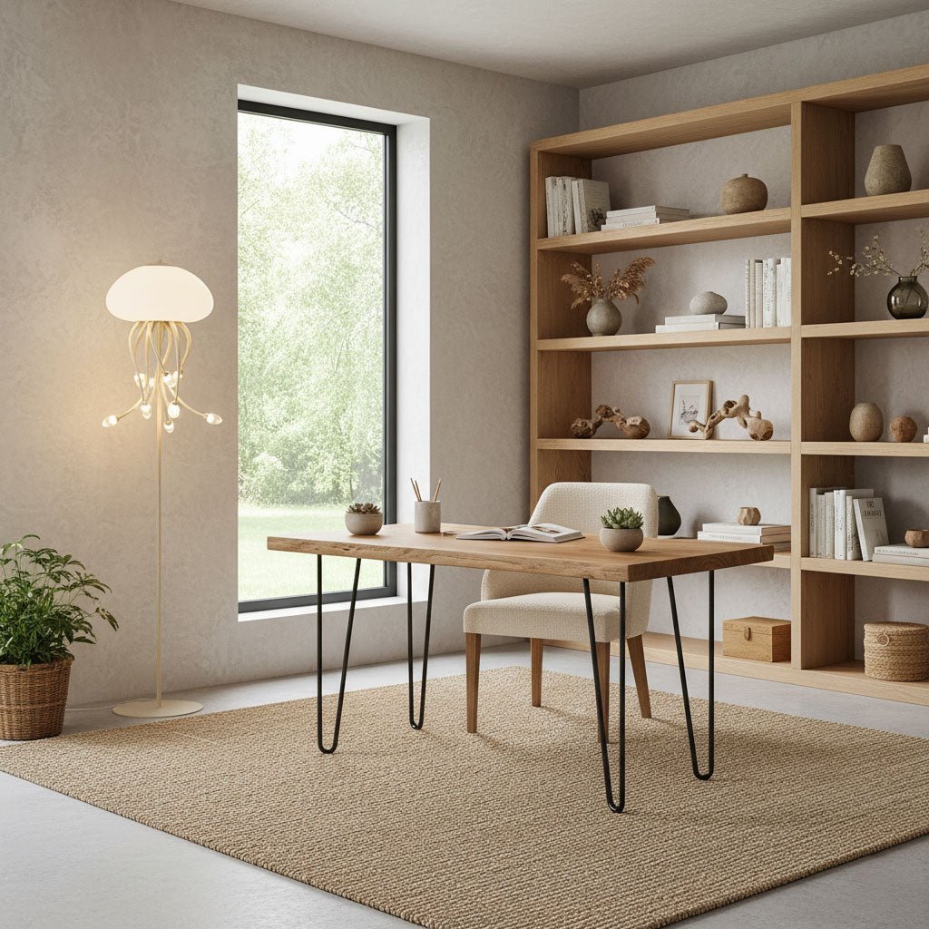 jellyfish-floor-lamp-anzaz-Beige & Warm Light-4