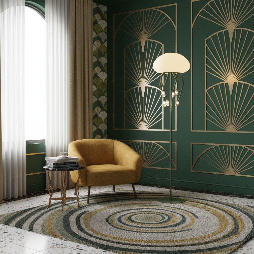 jellyfish-floor-lamp-anzaz-Beige & Cool Light-5