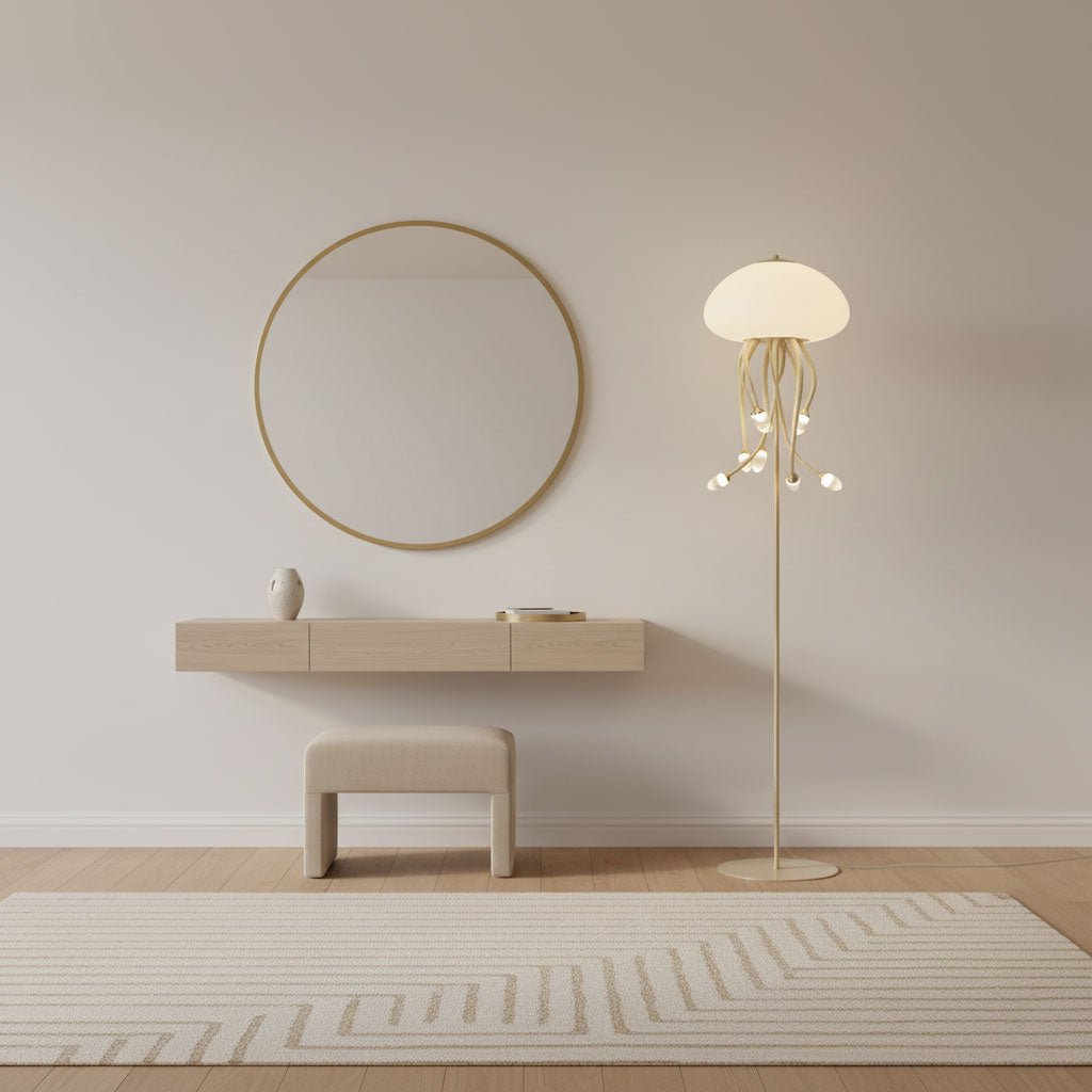 jellyfish-floor-lamp-anzaz-Beige & Cool Light-7