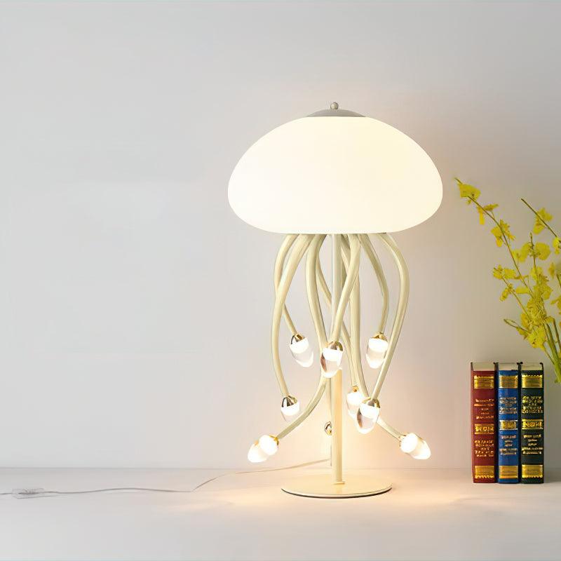 jellyfish-table-lamp-anzaz-Beige & Warm Light-19