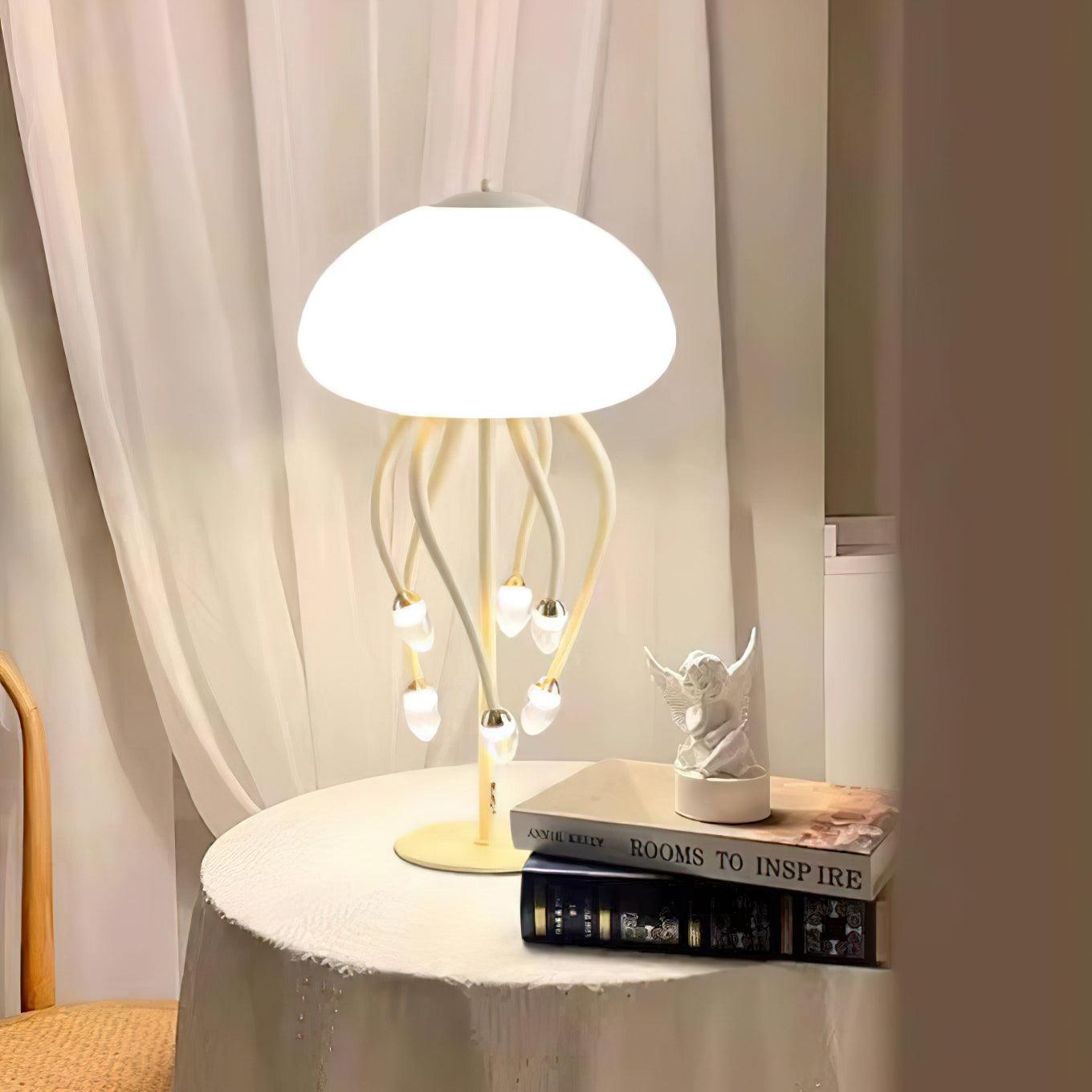 jellyfish-table-lamp-anzaz-Beige & Cool Light-6