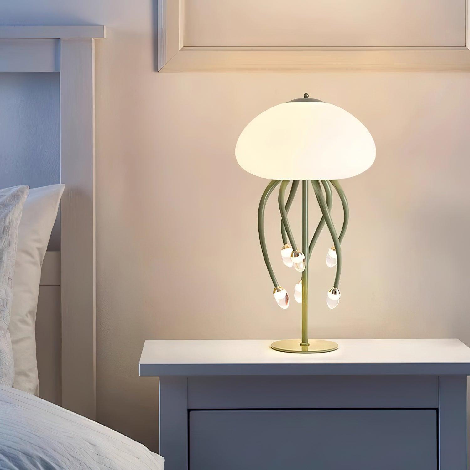 jellyfish-table-lamp-anzaz-Green & Warm Light-9