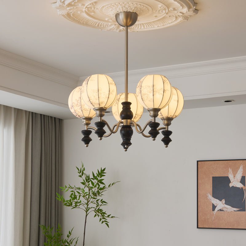 juliette-chandelier-anzaz-Black & Nickel & White-3