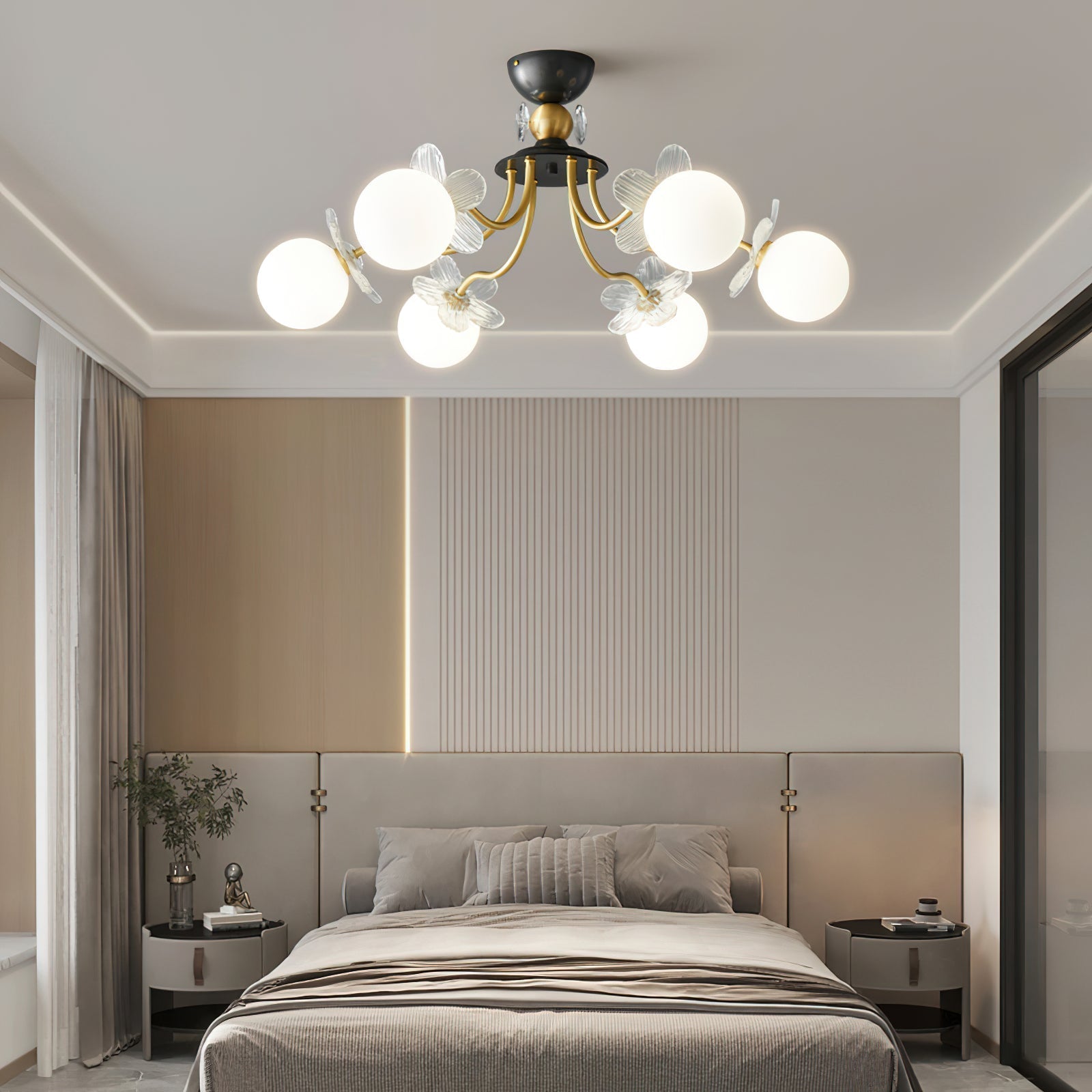 blossom-flower-glass-chandelier-anzaz-Brass & White-3