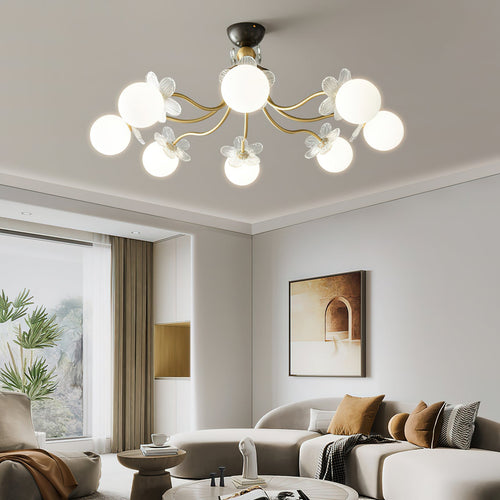 blossom-flower-glass-chandelier-anzaz-Brass & White-2