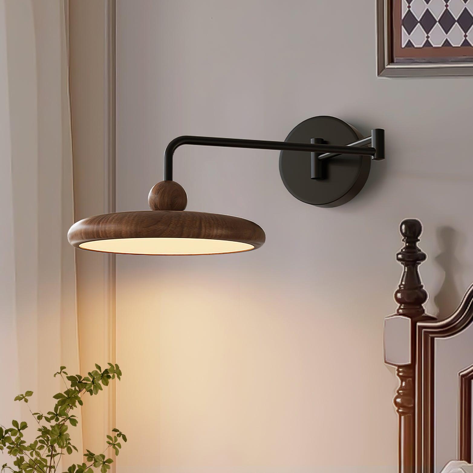 karlin-wall-light-anzaz-Walnut Color & Black-2