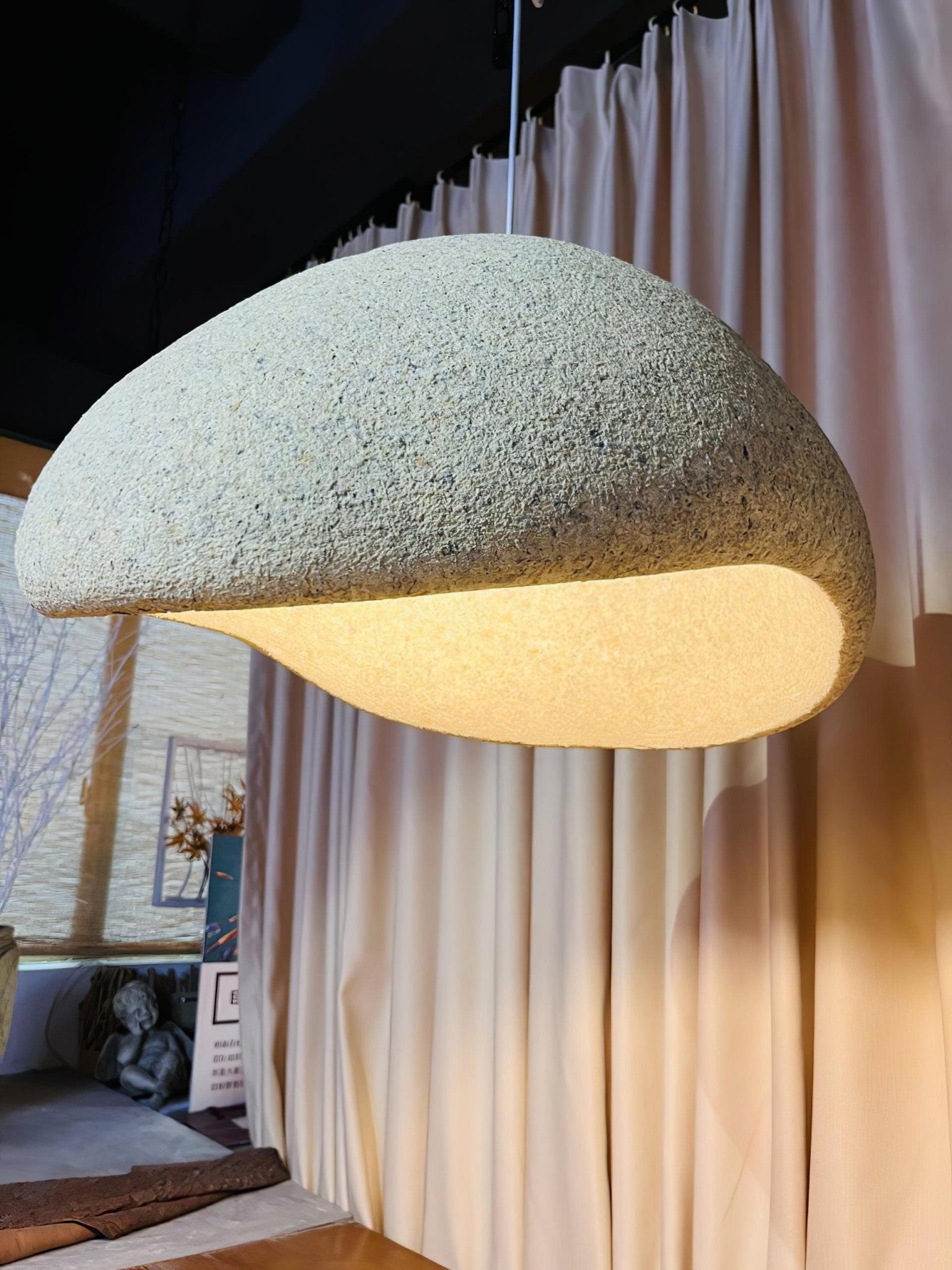 khmara-halia-speckled-pendant-lamp-anzaz-∅ 23.6″ x H 13.8″ / Dia 60cm x H 35cm-20