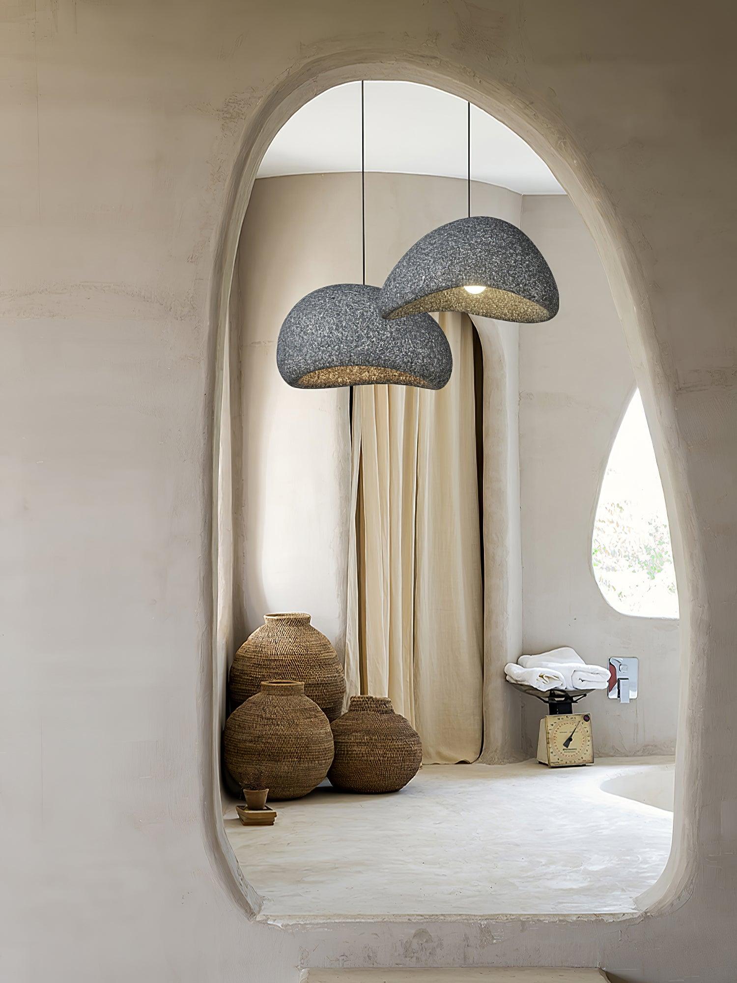 khmara-halia-speckled-pendant-lamp-anzaz-∅ 31.5″ x H 17.7″ / Dia 80cm x H 45cm-22